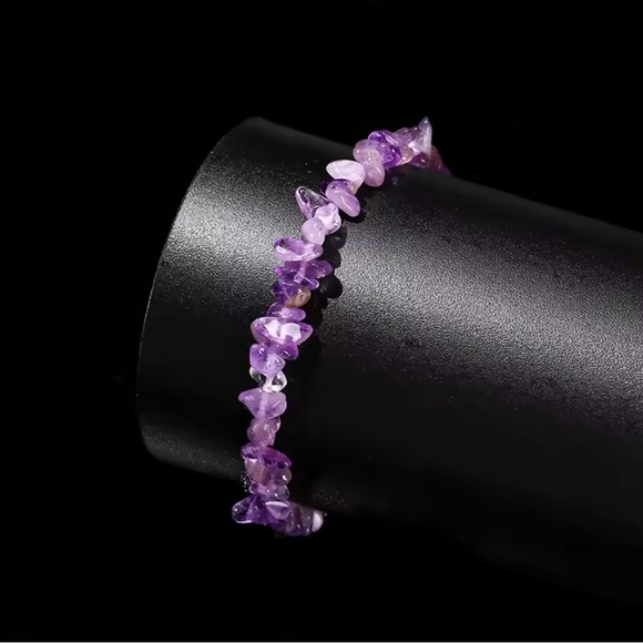 Bracelet And Earrings Set Natural Stone Healing Amethyst Energy - Picture 16 of 16